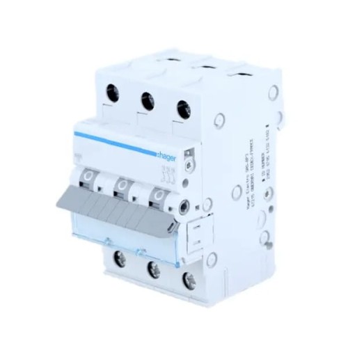 Hager Överströmsskyddsbrytare C 10A 3P 6kA GPV-401-196