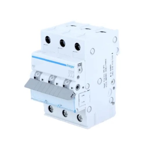 Hager Överströmsskyddsbrytare C 50A 3P 6kA GPV-401-204