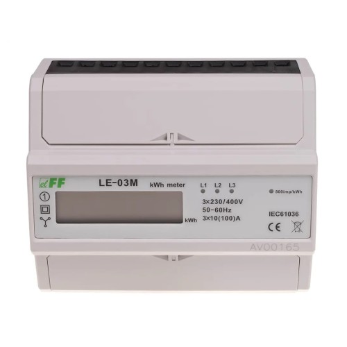 F&F FILIPOWSKI 3-fas elmätare 100A LE-03M GPV-401-215
