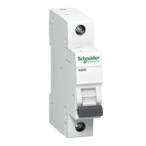Överströmsbrytare Schneider Electric 6kA K60N-C10-1 Acti9