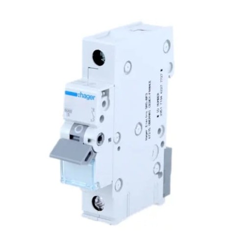 Hager Överströmsskydd C 2A 1P 6kA GPV-401-231