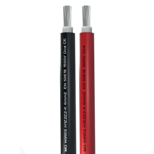 DC Solkabel 1x6mm2 Svart MG Wires Klass D - CPR PV-200-dc1x6-01