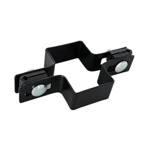 Mellanklämma för stängselskivor 40x60 mm svart