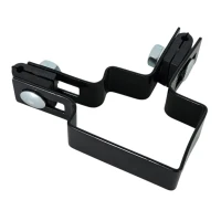 Hörnfäste för stängselspanel 40x60 mm svart