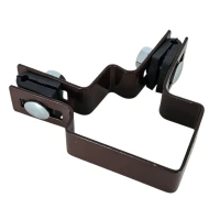 Hörnfäste för stängselskivor 40x60 mm brun