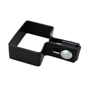 Ändklamma för stängselskivor 40x60 mm svart