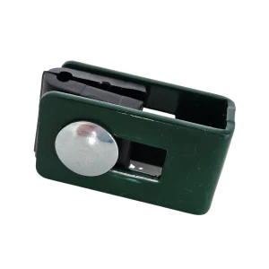 Universell klämma fäste koppling för stängselpaneler grön