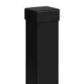 Staketstolpe 80x80x2 mm, längd 2,4 m, svart GPV-700-74 (1)