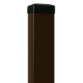 Stängselstolpe 60x40x1,2 mm, längd 2,4 m, brun GPV-700-68 (1)