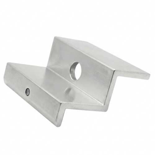 [RDY] Ändklämma H40 L50 - obehandlad med jordstift PV-03-80 (1)