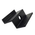 [RDY] Slutklämma H40 L50 svartlackerad aluminium för solpaneler PV-03-79 (3)