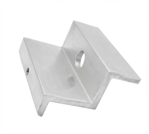 Ändklämma H35 L50 - obehandlad med jordstift