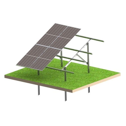 Solar KIT N2V Light – markmontering för 8 PV-paneler GPV-N2V-L8 (1)
