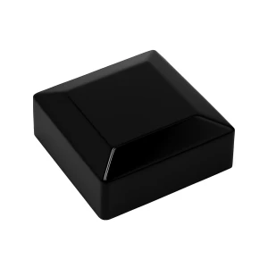 Huv lock täcklock för staketstolpe 60x60 svart