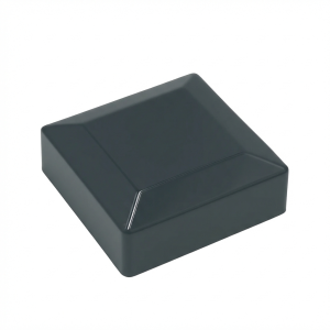 Stolpkapa stolplock stolptäckning för stängselstolpe 60x60 grafitgra