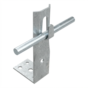 Vinkelbeslag klämma h=8cm galvaniserad zink