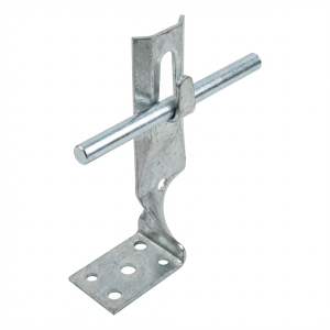 Vinkelfäste klämskruv h=7cm galvaniserad zink
