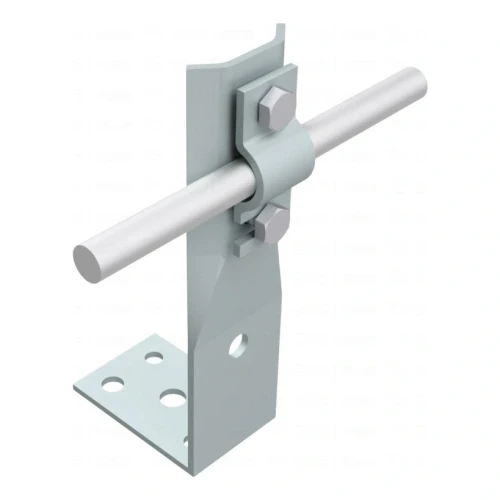 Vinkelfäste med plåt h=8cm galvaniserad zink 000-146 (1)