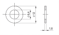 Bricka M6 DIN 125 A2 140 HV 6.4 - 1000 st 000-078 (2)