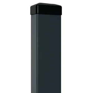 Stängselstolpe 60x40x1,2 mm, längd 2,0 m, grafit RAL 7016