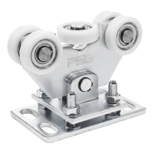 Paket nylonvagnar för självbärande skjutgrindar + tillbehör KIT för skena 80