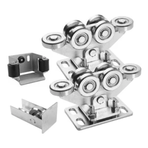 Paket löpvagnar 80 (6-rullig) + tillbehör KIT till självbärande skjutgrindar