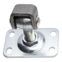 Justerbart gångjärn med rektangulär skylt M16 85x55 mm