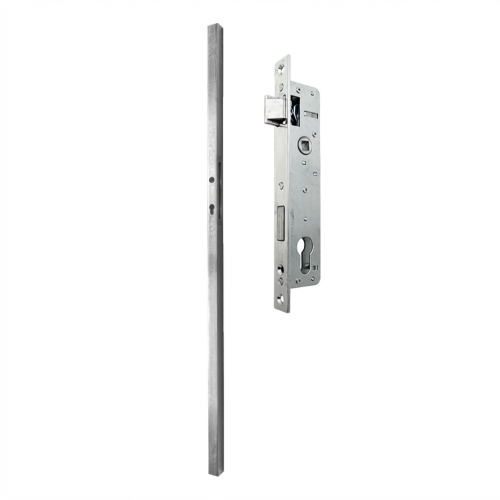 Stolpe 40x40x1,5x1500 mm med kassett och lås 90/20 000-251 (1)