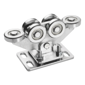 Löpvagn för självbärande skjutgrindar 80/6 stålrullar