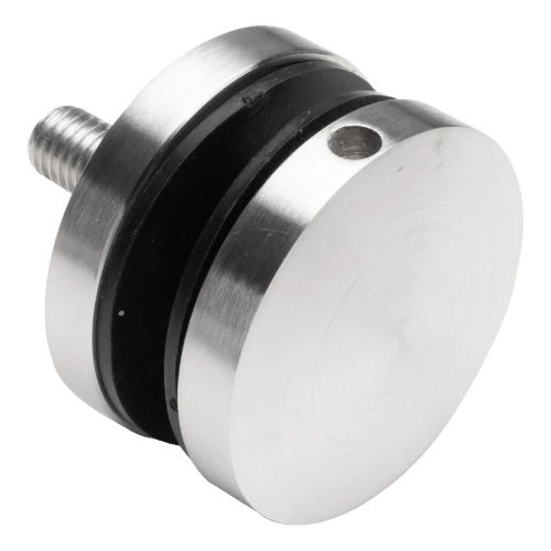 Punktinfästning för glas fi 50/8/M10x50, glas 8-17,52 mm, AISI 304, plant system, satin 000-266 (1)