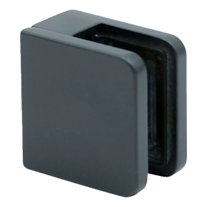 Glashållare 45x45x26 mm antracit glas 6-10,76 mm zamak plant system målad