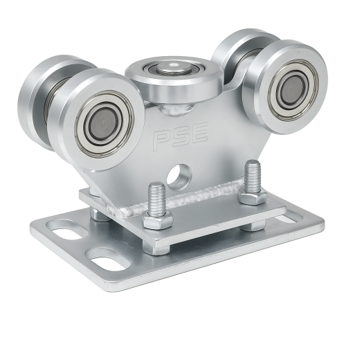 Löpvagn 80 stålrullar till skjutport med justering 5-rullig 000-314 (1)