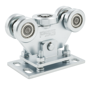 Löpvagn 70 5-hjulig för skjutport svängbar stålhjul