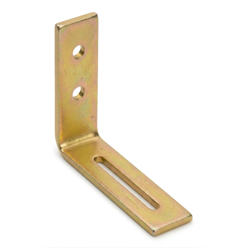 Justerbar vinkel KR 1 75x65x20x3,0 galvanisk zink guld 000-345 (1)