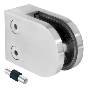 Glashållare 6-10,76 mm 63x45x28 mm pin AISI 304 plant system satin