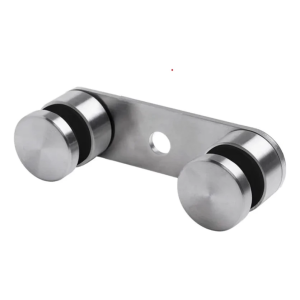 Glasshållare 8-21,52mm dubbel fi 50/M10 L=170mm AISI 304 satin