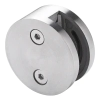 Glashållare 8-12,76 mm ensidig fi 60 mm AISI 304 plant system satin