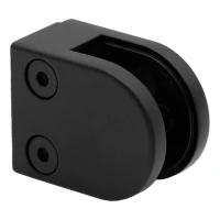 Glashållare 6-10,76 mm 50x40x26 mm pin zamak målad plant system svart
