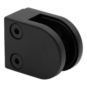 Glashållare 6-10,76 mm 50x40x26 mm pin zamak målad plant system svart