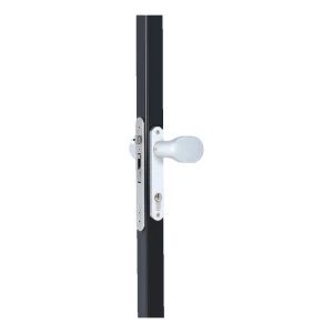 Locinox – aluminiumhandtag för grind, silver, fast/roterande funktion