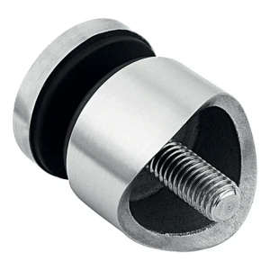 Punktfäste för glas 6-12mm ø 30/13/M8x40 AISI304 system 42,4 satin