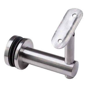 Räckeshållare till glas 10,76-25,52mm Ø 50mm AISI304 system 42,4 satinerad