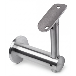 Väggmontage för räcke fi 50mm ledfullt AISI304 system 42,4 satin