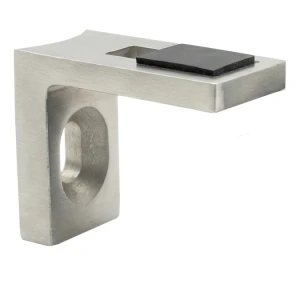 Glasstöd 40x35x20 mm AISI304 system 42,4 satinfinish