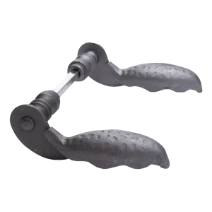 Postal – smidda stålhandtag för grind och port H150×L80 mm komplett set