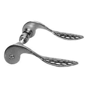 Postal – smidda dörrklinkor galvaniserade H155×L85 mm komplett set