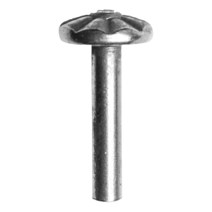 Postal – dekorativ stålnit FI6 × H36 × FI18 för grindar och staket