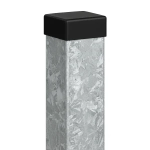 Staketstolpe 80x80x2 mm. längd 2 m galvaniserad