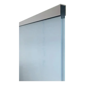 Kozza aluminiumhållare rektangulär 30,1 × 25 mm för glas 16–21,52 mm – 5 m, matt anodiserad