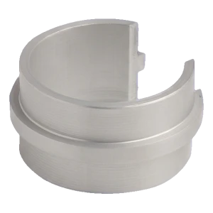 Kozza balustradkoppling för aluminium rund handledare fi 40 mm 180°